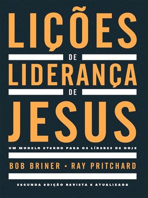 cover image of Lições de liderança de Jesus